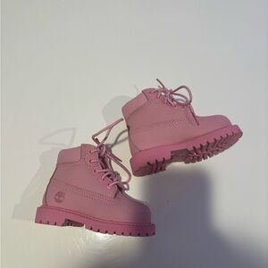 Timberland Kids Light Pink Boots